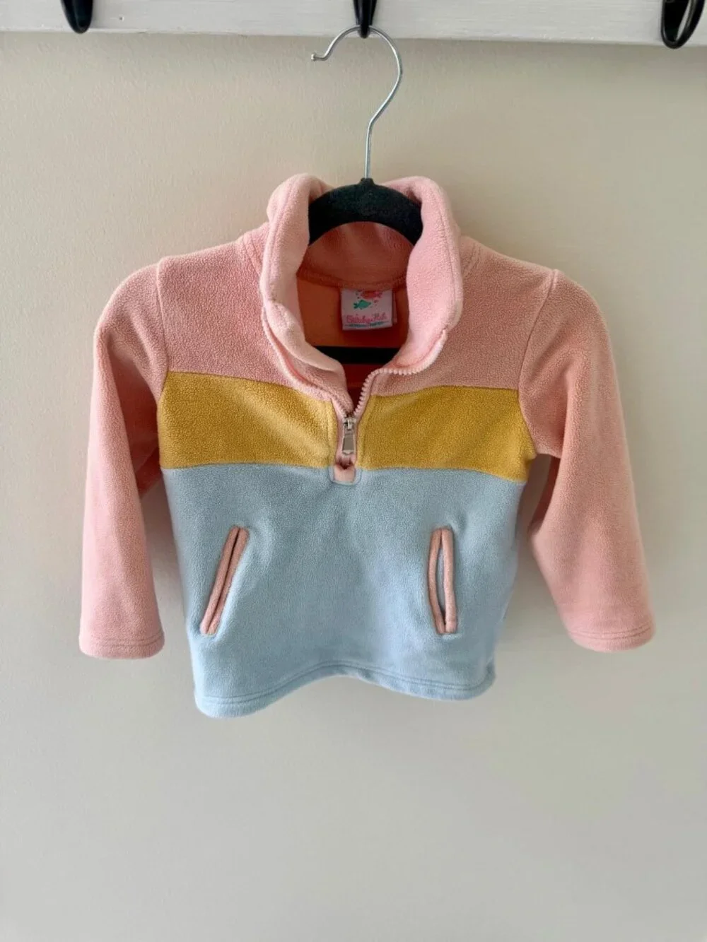Stitchy Fish Girl Fleece Jacket Size 24m